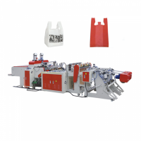 Plastic Bags Production Machine Price Full Automatic T-shirt Plastic Bag Making Machine Shopping